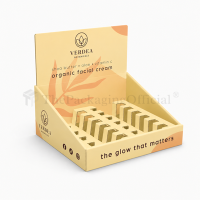 Corrugated Counter Display with Insert