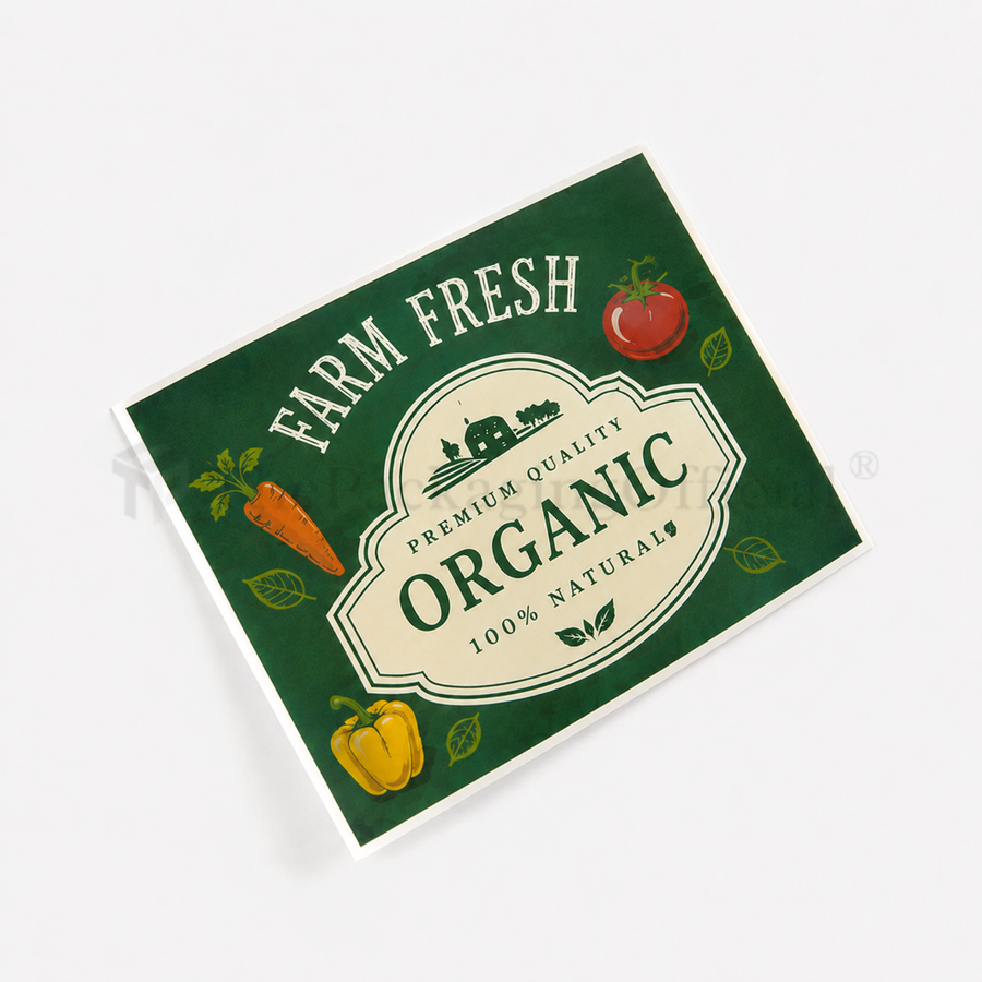 Custom Square Cut Labels