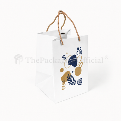 White Gusset Bags